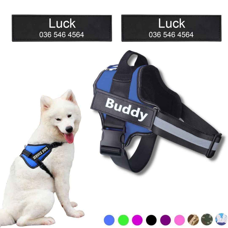 Coleira Peitoral Personalizada para Cachorros com Tags - Safe Buddy